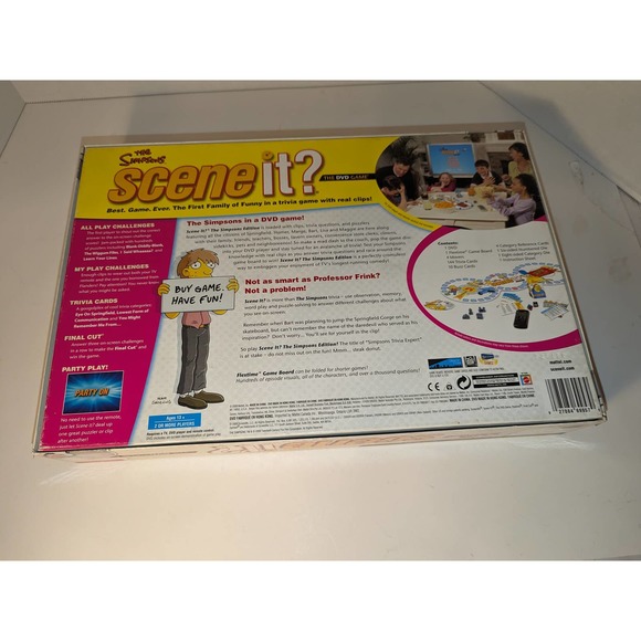 2009 Mattel - The Simpsons Scene It? DVD Board Game Mint Complete Like New - Picture 12 of 12